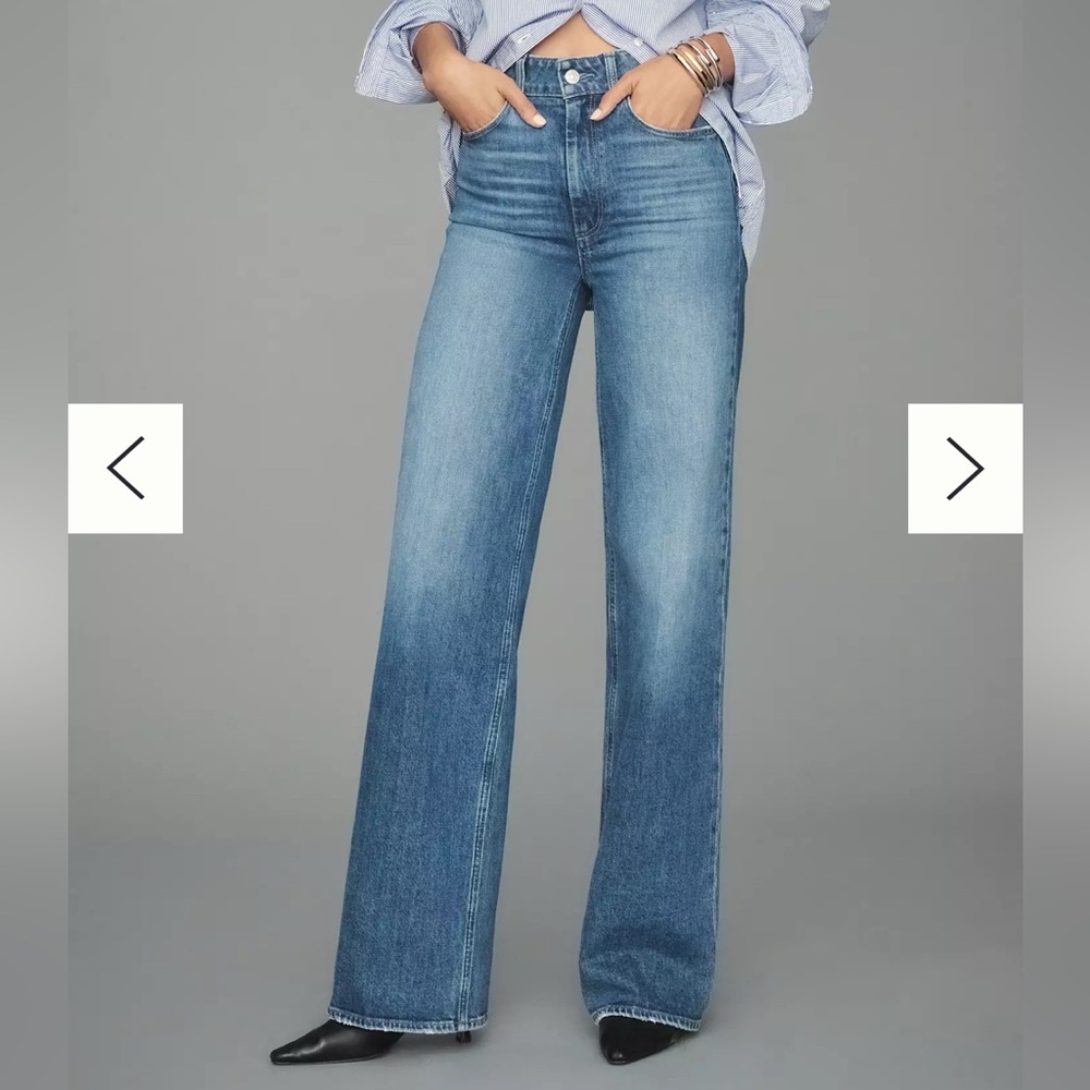 NWT Paige Straight Leg Jeans - Picture 1 of 11